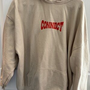 Lonely Ghost Connect Beige Hoodie